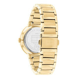  Shop Authentic Tommy Hilfiger Joy Analog Gold Dial Gold Steel Strap Watch For Women - 1782536 - Luxxuri