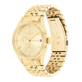  Shop Authentic Tommy Hilfiger Monica Quartz Gold Dial Gold Steel Strap Watch For Women - 1782592 - Luxxuri