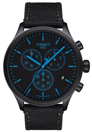  Shop Authentic Tissot Chrono XL Quartz Black Dial Black Nylon Strap Watch For Men - T116.617.37.051.00 - Luxxuri