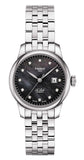  Shop Authentic Tissot Le Locle Automatic Diamonds Mother of Pearl Black Dial Silver Steel Strap Watch For Women - T006.207.11.126.00 - Luxxuri