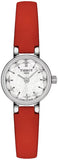  Shop Authentic Tissot Lovely Round Mother of Pearl Dial Red Leather Strap Watch for Women - T140.009.16.111.00 - Luxxuri