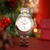  Shop Authentic Tissot T Classic PR 100 Sport Chic White Dial Two Tone Steel Strap Watch For Women - T101.210.22.031.00 - Luxxuri