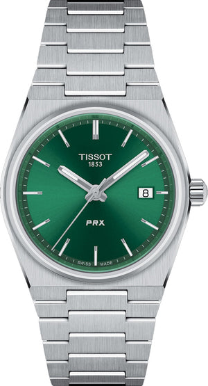  Shop Authentic Tissot PRX Green Dial Silver Steel Strap Watch for Women - T137.210.11.081.00 - Luxxuri