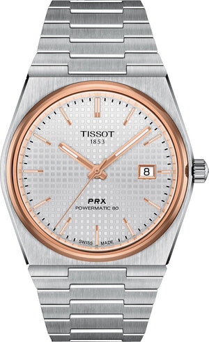  Shop Authentic Tissot PRX Powermatic 80 Silver Dial Silver Steel Strap Watch For Men - T137.407.21.031.00 - Luxxuri