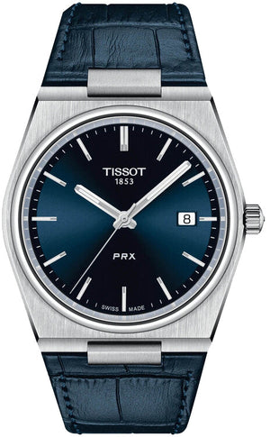  Shop Authentic Tissot PRX Blue Dial Blue Leather Strap Watch for Men - T137.410.16.041.00 - Luxxuri