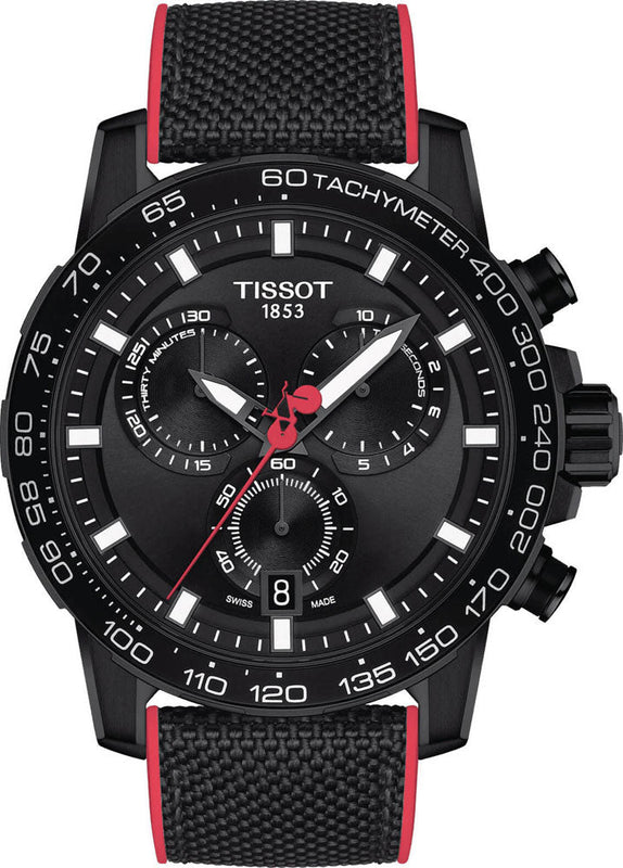  Shop Authentic Tissot Supersport Chrono Giro D'Italia Black Dial Black Nylon Strap Watch for Men - T125.617.37.051.00 - Luxxuri