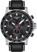  Shop Authentic Tissot Supersport Chrono Black Dial Black Leather Strap Watch for Men - T125.617.16.051.00 - Luxxuri