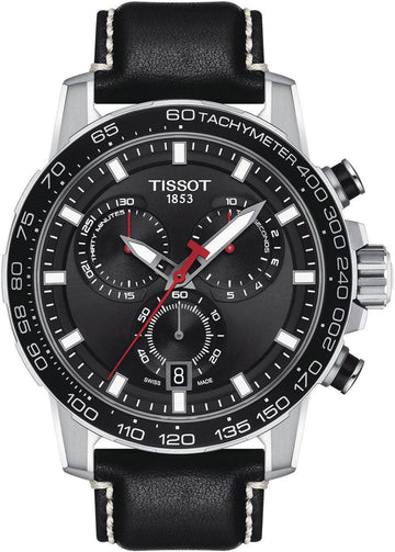  Shop Authentic Tissot Supersport Chrono Black Dial Black Leather Strap Watch for Men - T125.617.16.051.00 - Luxxuri