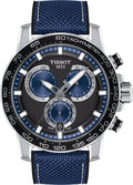  Shop Authentic Tissot Supersport Chrono Black Dial Blue Nylon Strap Watch for Men - T125.617.17.051.03 - Luxxuri