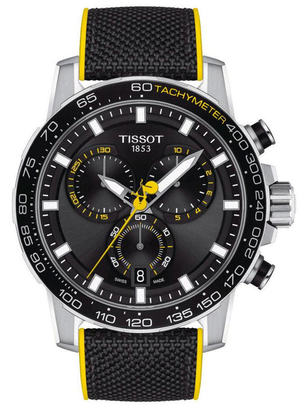  Shop Authentic Tissot T Sport Supersport Chrono Tour De France Black Dial Black Nylon Strap Watch for Men - T125.617.17.051.00 - Luxxuri