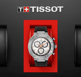  Shop Authentic Tissot T Race Chronograph White Dial Black Rubber Strap Watch For Men - T141.417.17.011.00 - Luxxuri