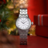  Shop Authentic Tissot T Classic Carson Automatic White Dial Silver Steel Strap Watch For Women - T085.207.11.011.00 - Luxxuri