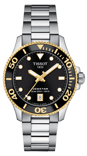  Shop Authentic Tissot Seastar 1000 Black Dial Silver Steel Strap Watch For Men - T120.210.21.051.00 - Luxxuri