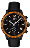  Shop Authentic Tissot T Sport Quickster Chronograph Black Dial Black Rubber Strap Watch For Men - T095.417.36.057.01 - Luxxuri