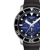  Shop Authentic Tissot Seastar 1000 Chronograph Blue Dial Black Rubber Strap Watch For Men - T120.417.17.041.00 - Luxxuri