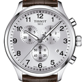  Shop Authentic Tissot T Sport Chrono XL Classic Silver Dial Brown Leather Strap Watch For Men - T116.617.16.037.00 - Luxxuri