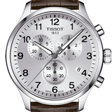  Shop Authentic Tissot T Sport Chrono XL Classic Silver Dial Brown Leather Strap Watch For Men - T116.617.16.037.00 - Luxxuri