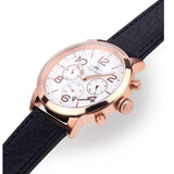  Shop Authentic Tommy Hilfiger Jake Multifunction White Dial Black Leather Strap Watch for Men - 1791236 - Luxxuri