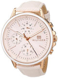  Shop Authentic Tommy Hilfiger Carly Cream Dial Cream Leather Strap Watch for Women -1781789 - Luxxuri