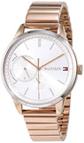  Shop Authentic Tommy Hilfiger Brooke Silver Dial Rose Gold Steel Strap Watch for Women - 1782021 - Luxxuri