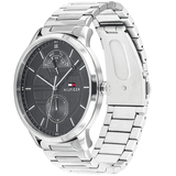  Shop Authentic Tommy Hilfiger Hunter Grey Dial Silver Steel Strap Watch for Men - 1791608 - Luxxuri