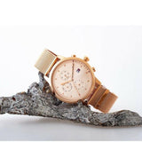  Shop Authentic Tommy Hilfiger Blake Chronograph Rose Gold Dial Rose Gold Mesh Bracelet Watch For Women - 1781907 - Luxxuri