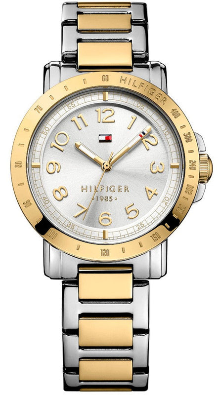  Shop Authentic Tommy Hilfiger Damen Silver Dial Two Tone Steel Strap Watch for Women - 1781398 - Luxxuri