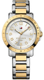  Shop Authentic Tommy Hilfiger Damen Silver Dial Two Tone Steel Strap Watch for Women - 1781398 - Luxxuri