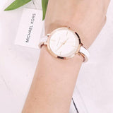  Shop Authentic Michael Kors Jaryn Analog White Dial Two Tone Steel Strap Watch For Women - MK4342 - Luxxuri