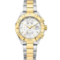 Tag Heuer Aquaracer Caliber 16 Automatic White Dial Two Tone Steel Strap Watch for Men - CAY2121.BB0923