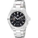  Shop Authentic Tag Heuer Aquaracer Quartz Black Dial Silver Steel Strap Watch for Men - WAY111Z.BA0928 - Luxxuri