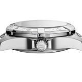  Shop Authentic Tag Heuer Aquaracer Quartz Black Dial Silver Steel Strap Watch for Women - WBD1410.BA0741 - Luxxuri