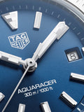  Shop Authentic Tag Heuer Aquaracer Blue Dial Silver Steel Strap Watch for Women - WBD1412.BA0741 - Luxxuri