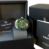  Shop Authentic Tag Heuer Aquaracer Green Dial Watch for Men - WAY201S.BA0927 - Luxxuri