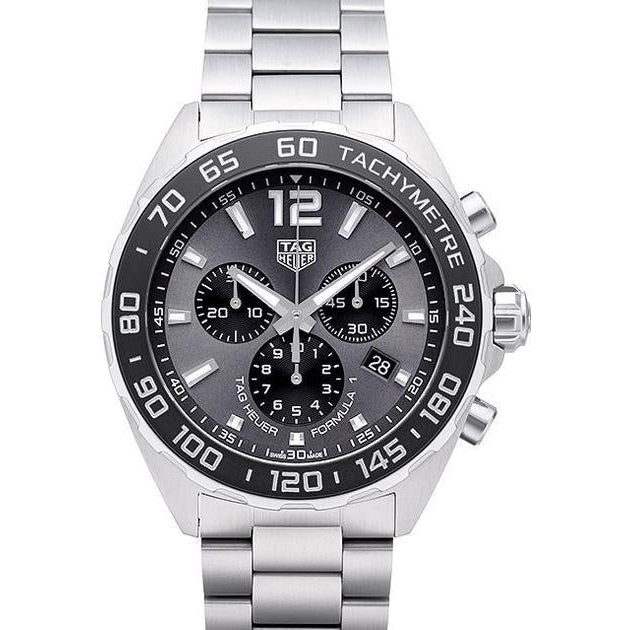  Shop Authentic Tag Heuer Formula 1 Anthracite Dial Silver Steel Strap Watch for Men - CAZ1011.BA0842 - Luxxuri
