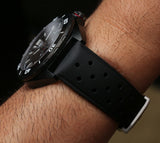  Shop Authentic Tag Heuer Formula 1 Automatic Chronograph Black Dial Black Leather Strap Watch for Men - CAZ2011.FT8024 - Luxxuri