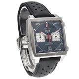  Shop Authentic Tag Heuer Monaco Automatic Chronograph Blue Dial Black Leather Strap Watch for Men - CAW211P.FC6356 - Luxxuri