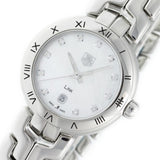  Shop Authentic Tag Heuer Link Diamonds Mother of Pearl Dial Silver Steel Strap Watch for Women -  WAT1417.BA0954 - Luxxuri