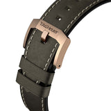  Shop Authentic Tag Heuer Autavia Calibre 5 Automatic Olive Green Dial Green Leather Strap Watch for Men - WBE5190.FC8268 - Luxxuri