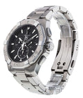  Shop Authentic Tag Heuer Aquaracer Chronograph Black Dial Silver Steel Strap Watch for Men - CAY1110.BA0927 - Luxxuri