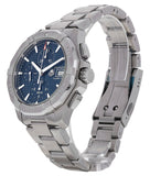  Shop Authentic Tag Heuer Aquaracer Caliber 16 Automatic Chronograph Blue Dial Silver Steel Strap Watch for Men - CAY2112.BA0927 - Luxxuri