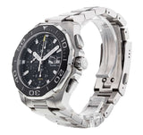  Shop Authentic Tag Heuer Aquaracer Calibre 16 Day-Date Black Dial Silver Steel Strap Watch for Men - CAY211A.BA0927 - Luxxuri