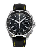  Shop Authentic Tag Heuer Aquaracer Automatic Chronograph Black Dial Black Nylon Strap Watch for Men - CAY211A.FC6361 - Luxxuri