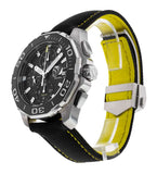  Shop Authentic Tag Heuer Aquaracer Automatic Chronograph Black Dial Black Nylon Strap Watch for Men - CAY211A.FC6361 - Luxxuri