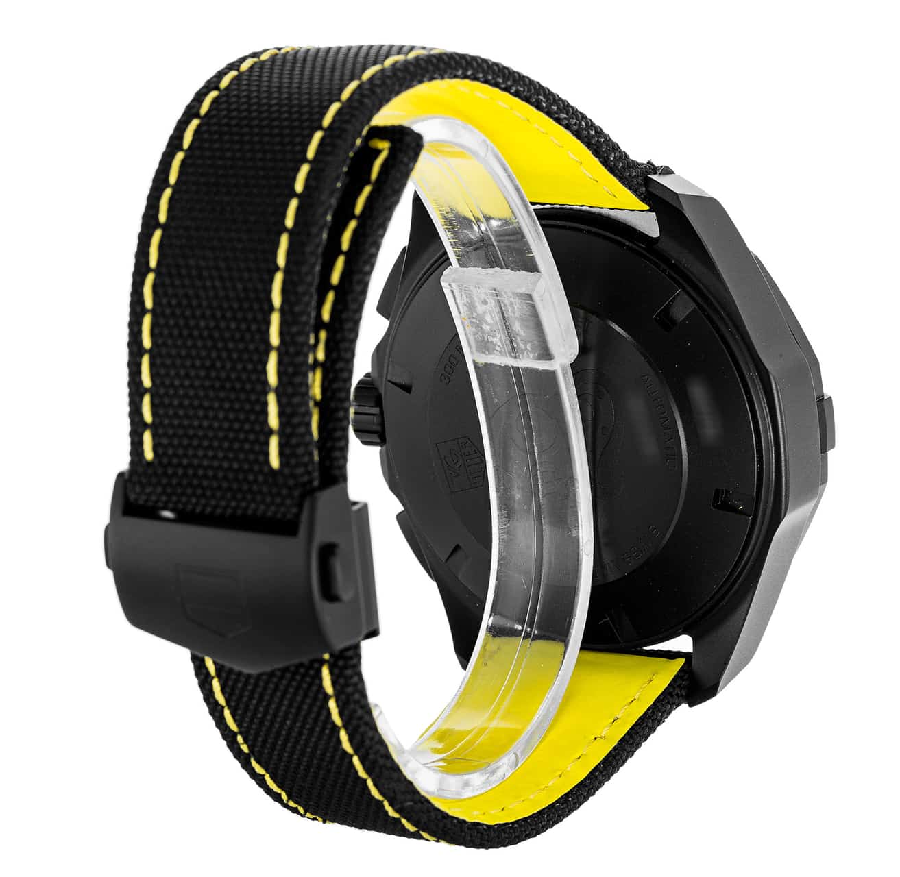  Shop Authentic Tag Heuer Aquaracer PVD Black Dial Watch for Men - CAY218A.FC6361 - Luxxuri