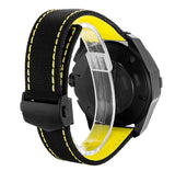  Shop Authentic Tag Heuer Aquaracer Chronograph PVD Black Dial Black Nylon Strap Watch for Men - CAY218A.FC6361 - Luxxuri