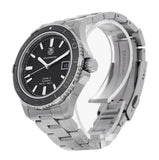  Shop Authentic Tag Heuer Aquaracer Caliber 5 Automatic Black Dial Silver Steel Strap Watch for Men - WAK2110.BA0830 - Luxxuri