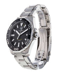  Shop Authentic Tag Heuer Aquaracer Quartz Black Dial Silver Steel Strap Watch for Men - WAY101A.BA0746 - Luxxuri