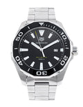  Shop Authentic Tag Heuer Aquaracer Quartz Black Dial Silver Steel Strap Watch for Men - WAY101A.BA0746 - Luxxuri