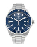  Shop Authentic Tag Heuer Aquaracer Blue Dial Silver Steel Strap Watch for Men - WAY101C.BA0746 - Luxxuri